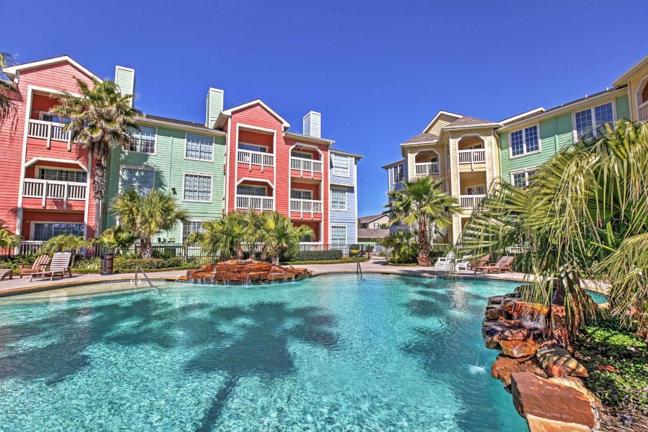 Colorful Galveston Retreat Steps From Beach And Pool Luaran gambar