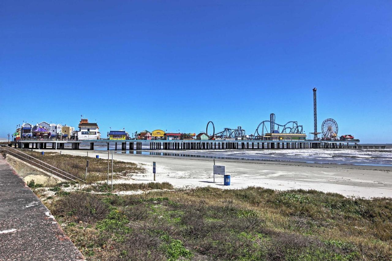 Colorful Galveston Retreat Steps From Beach And Pool Luaran gambar